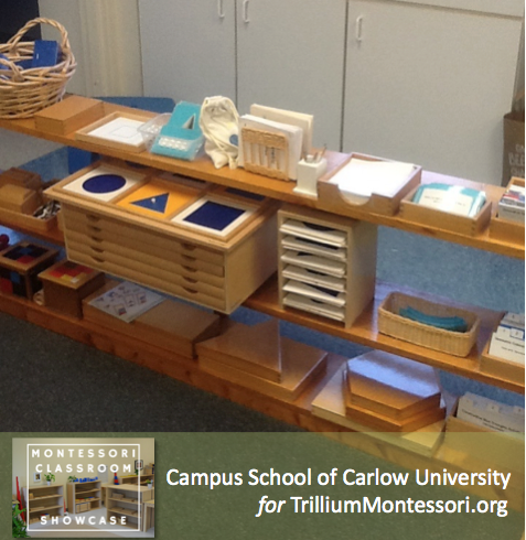 Campus School of Carlow Montessori classroom Sensorial