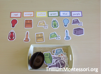 Fire Safety Preschool color sorting