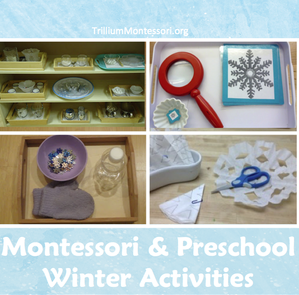 Montessori and preschool winter activities