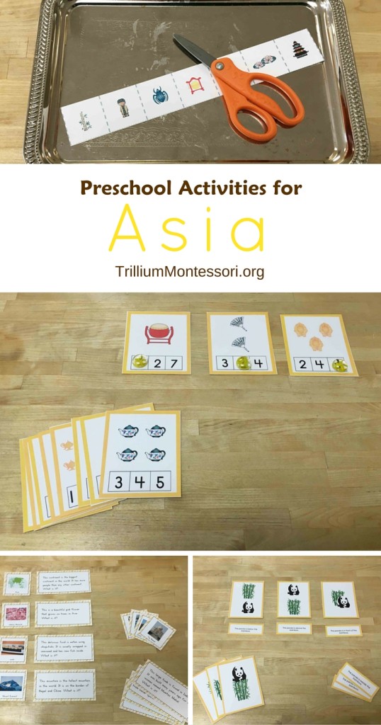 Asia Preschool Printables - Trillium Montessori