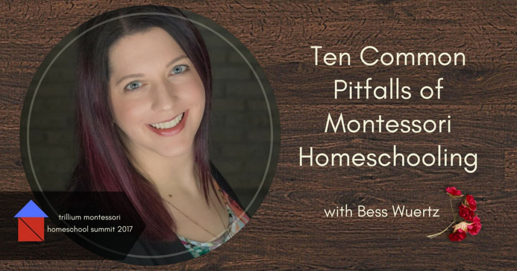Join us for this 50 minute presentation with practical tips to help you overcome 10 Common Pitfalls of MOntessori homeschooling with Bess Wuertz.