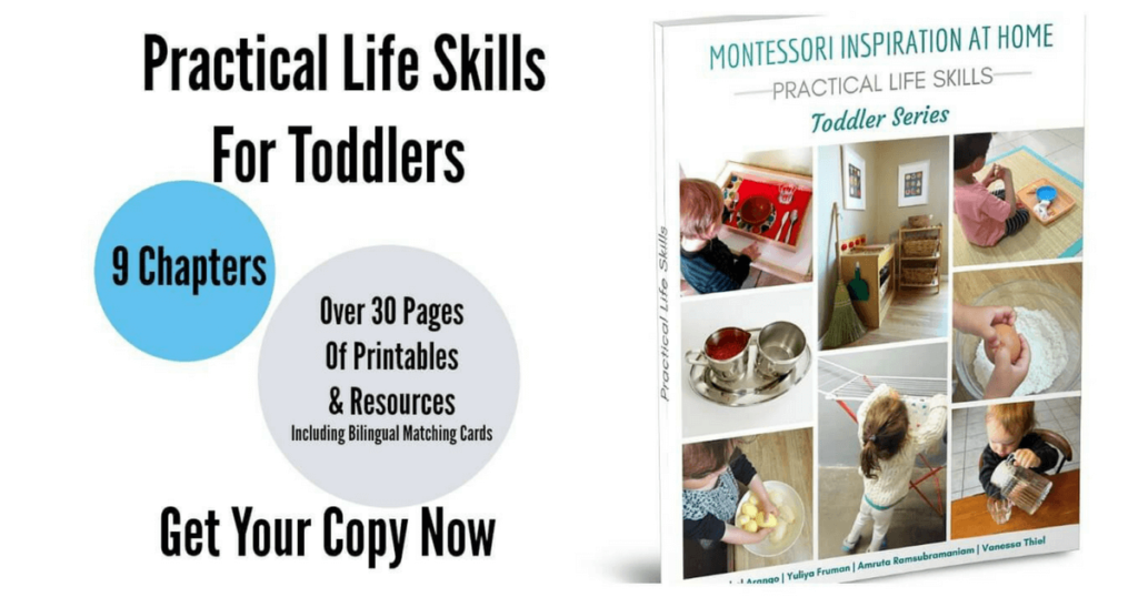 Montessori Practical Life Skills for Toddlers- an ebook for beginners who want to start doing Montessori at home