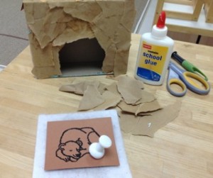 Hibernating Bear Craft- Montessori