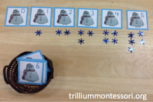  Snowman Number Cards
