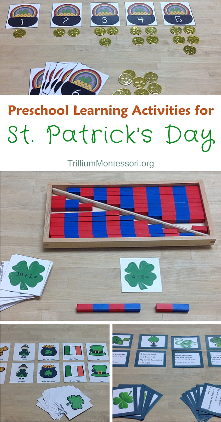 St Patricks Day Preschool Activities Theme