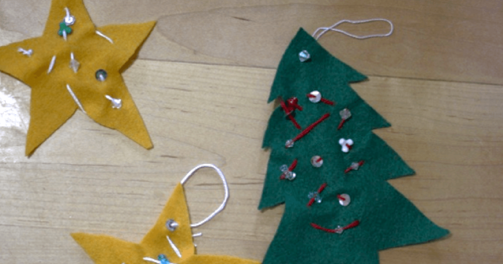 Sewing projects for preschool. great for making holiday gifts!