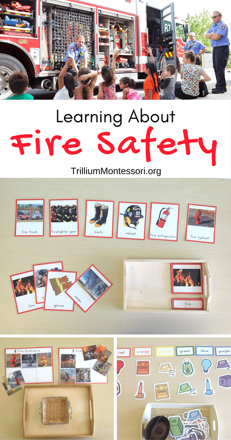 Preschool activities for learning about Fire Safety
