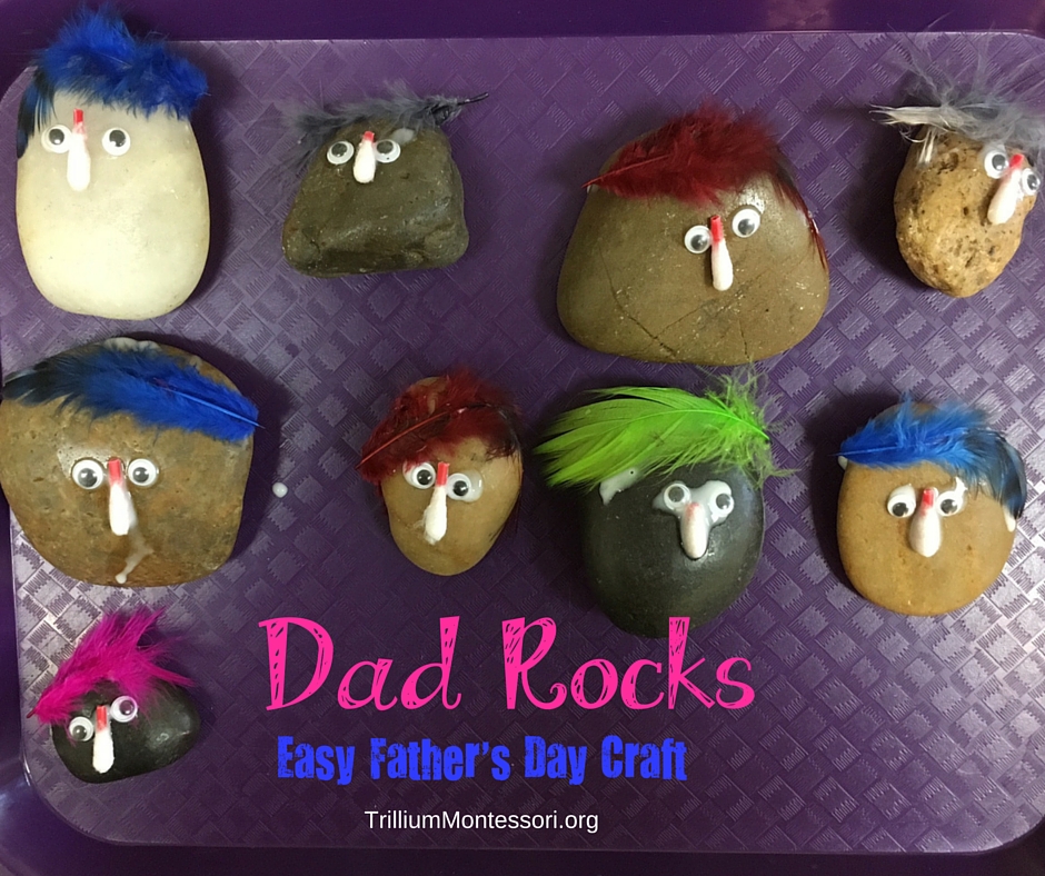 Dad Rocks Fathers Day Craft