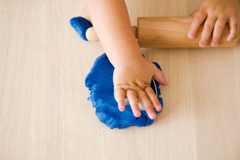 Montessori and Preschool Art Activities play dough