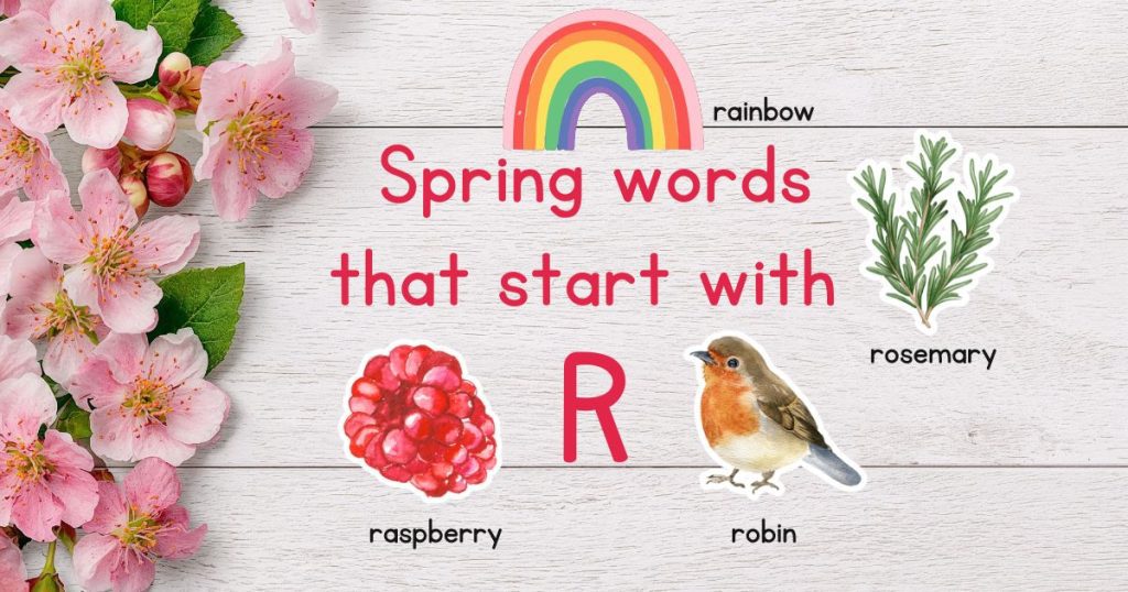 Spring Words that Start with R