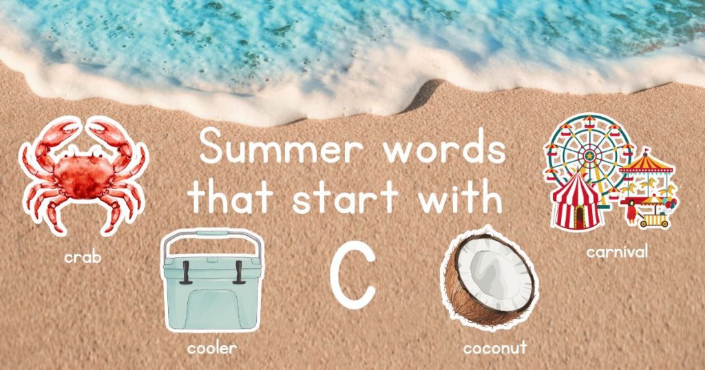 Summer Words that Start with C