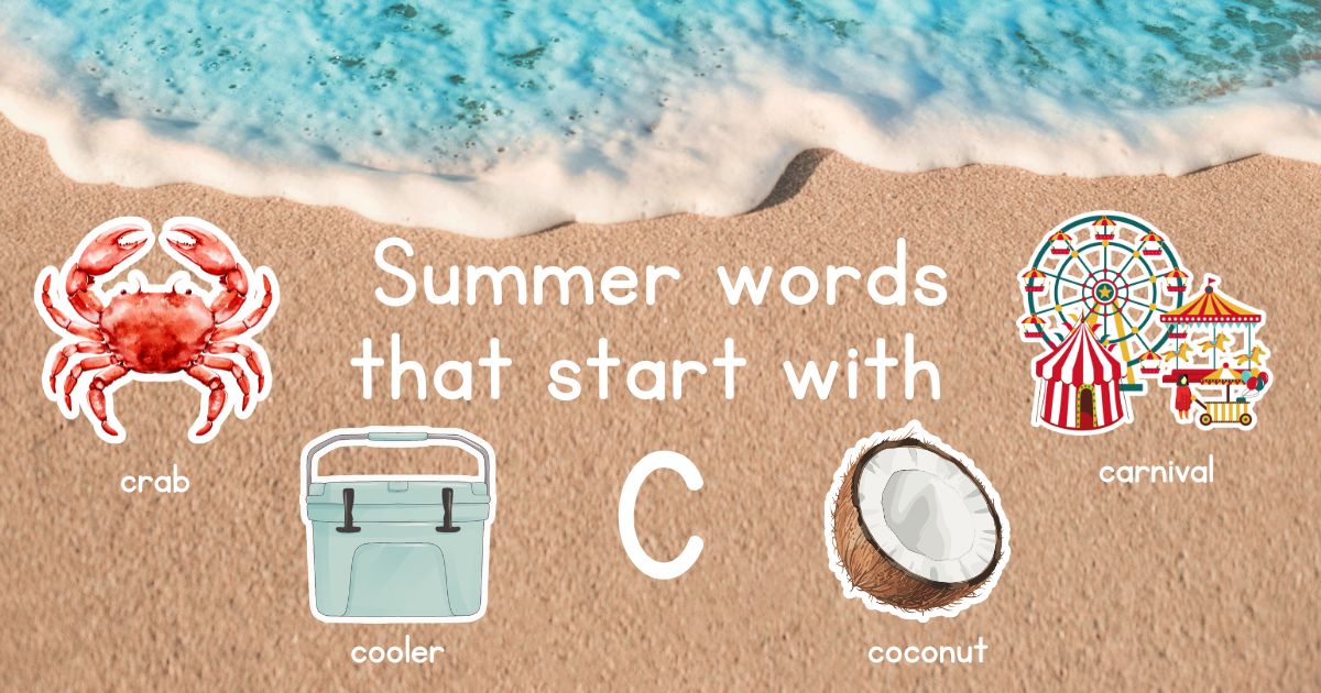 Summer Words that Start with C