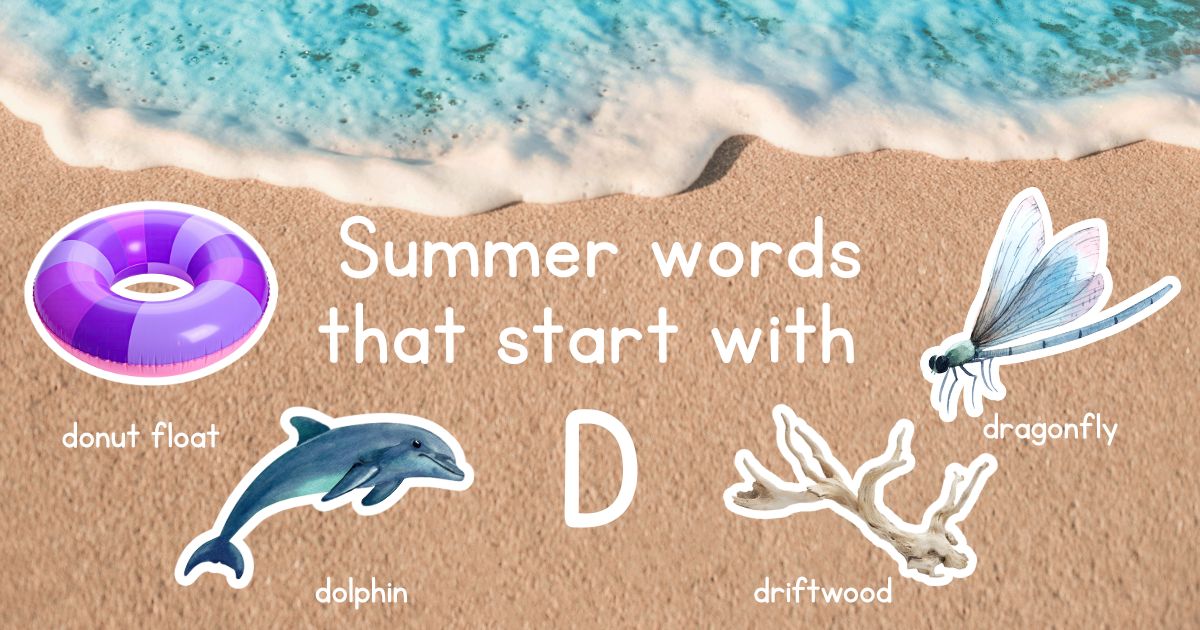 Summer Words that Start with D