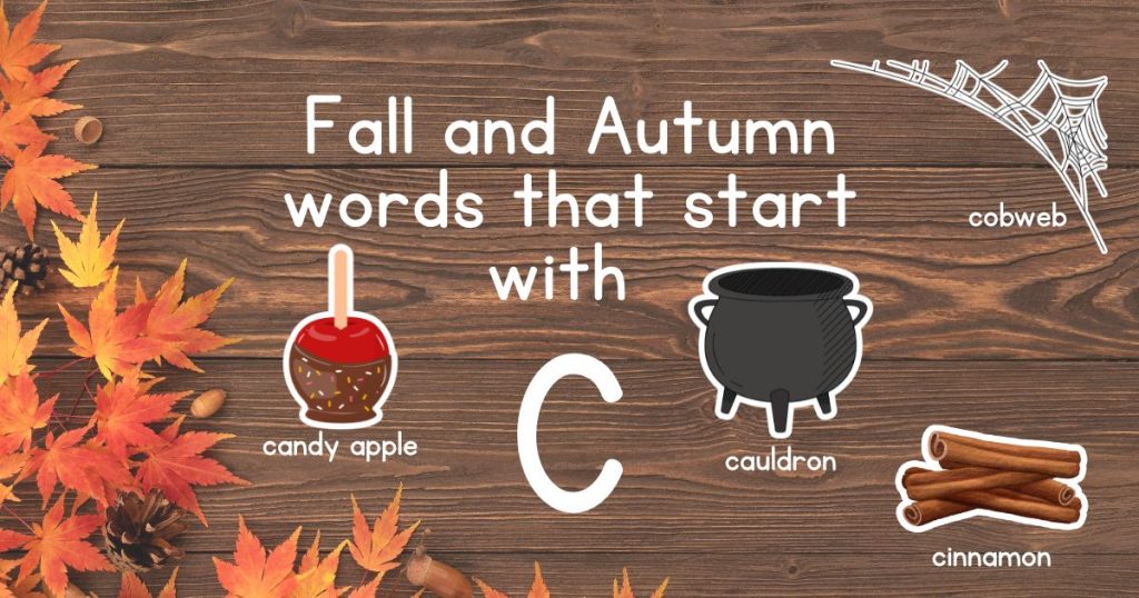 Fall and Autumn Words that Start with C