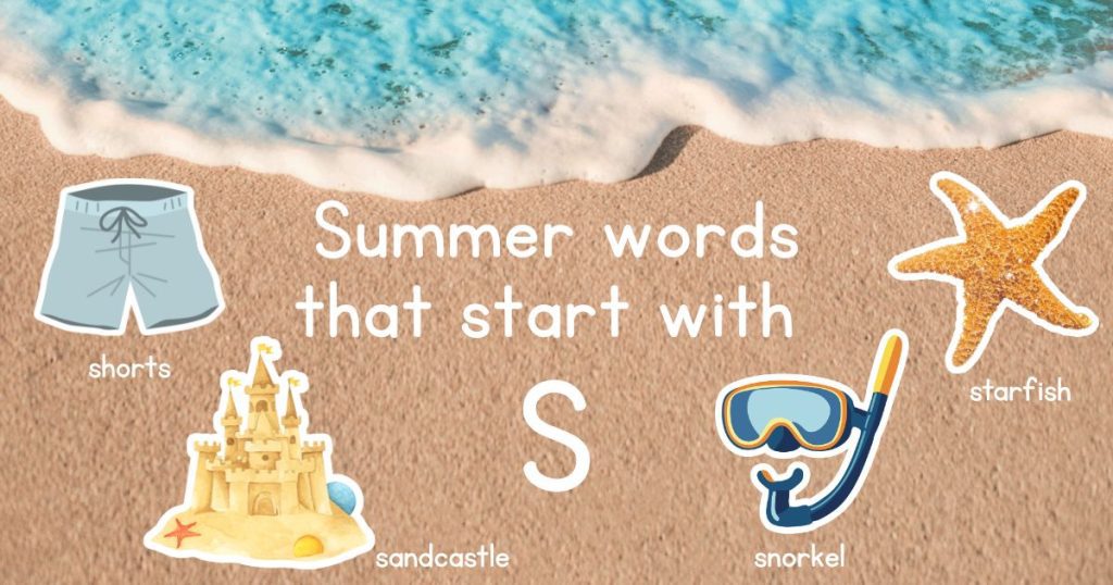 Summer Words that Start with S