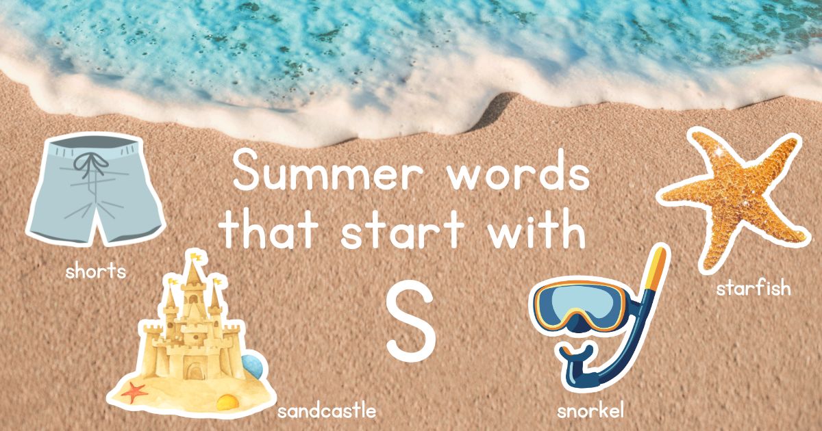 Summer Words that Start with S