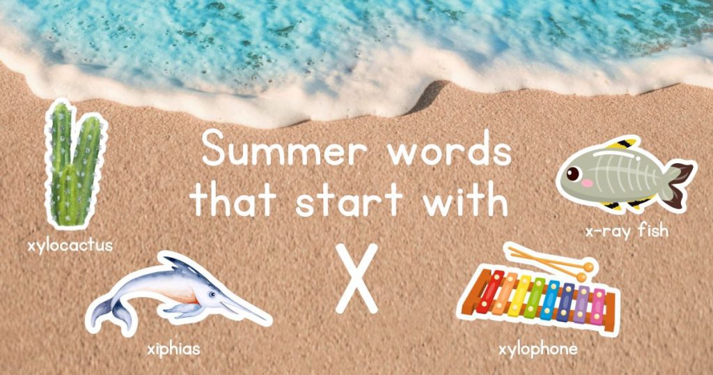 Summer Words that Start with X