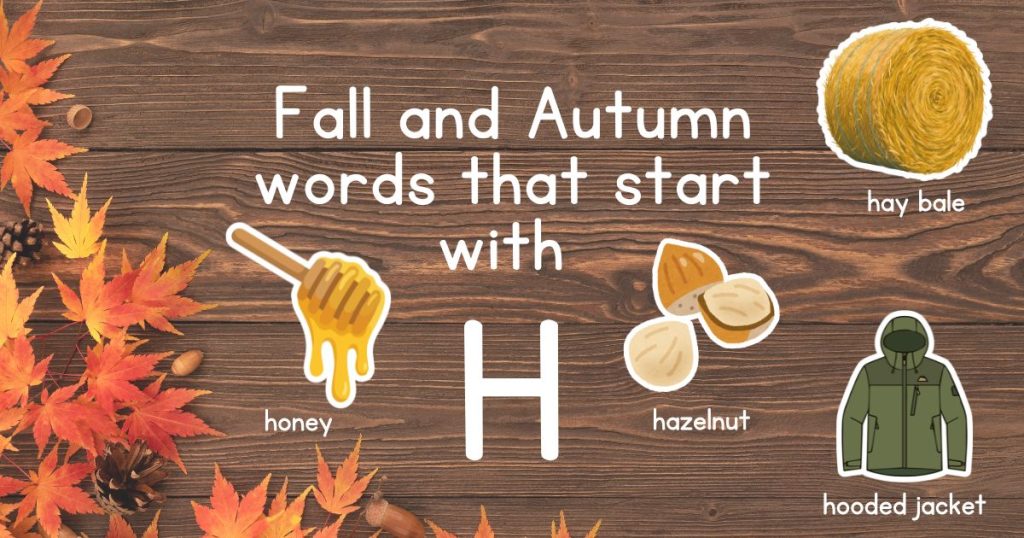 Fall and Autumn Words that Start with H