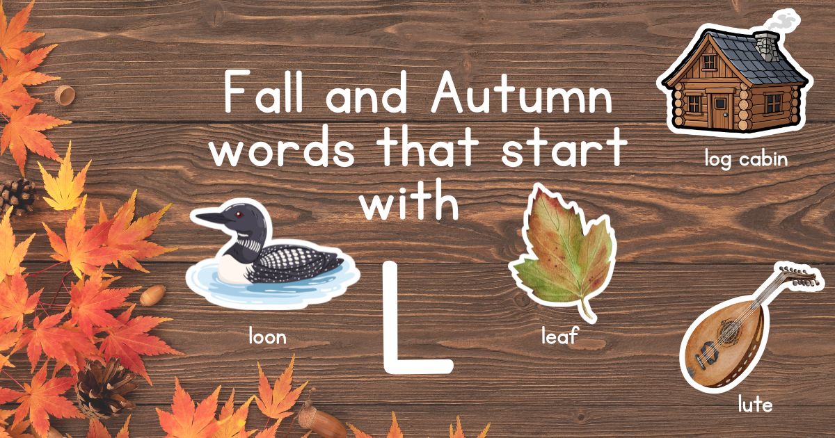 Fall and Autumn Words that Start with L